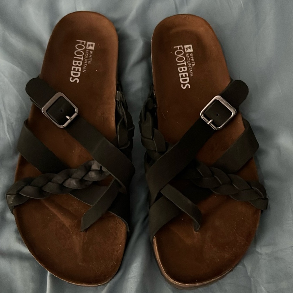 White Mountain Footbeds sandals women’s 10